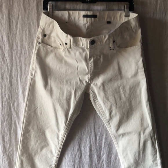 John Varvatos Other - Like new John Varvatos china white cream jeans straight to taper size 32 reg